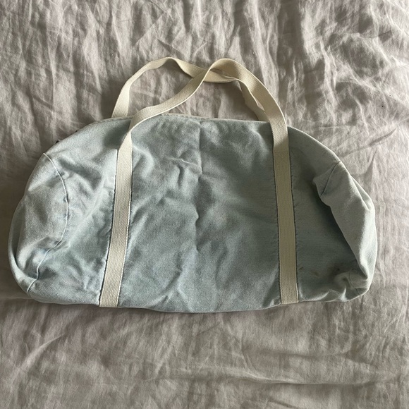 American Apparel light wash denim weekender bag - Picture 5 of 6